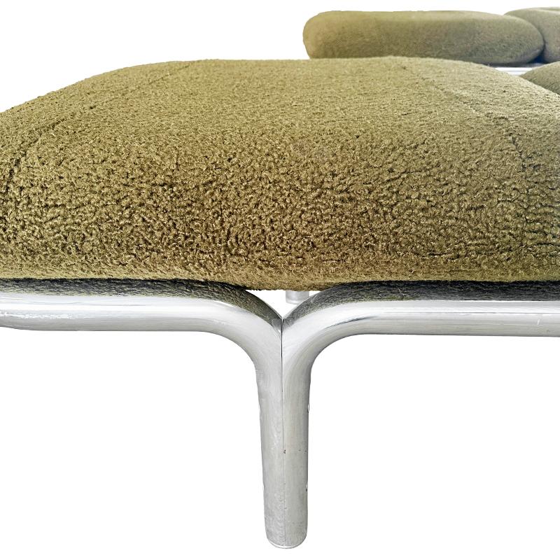 Mid 20th Century Chrome Bench by Brian Kane for Metropolitan In Good Condition In Wichita, KS