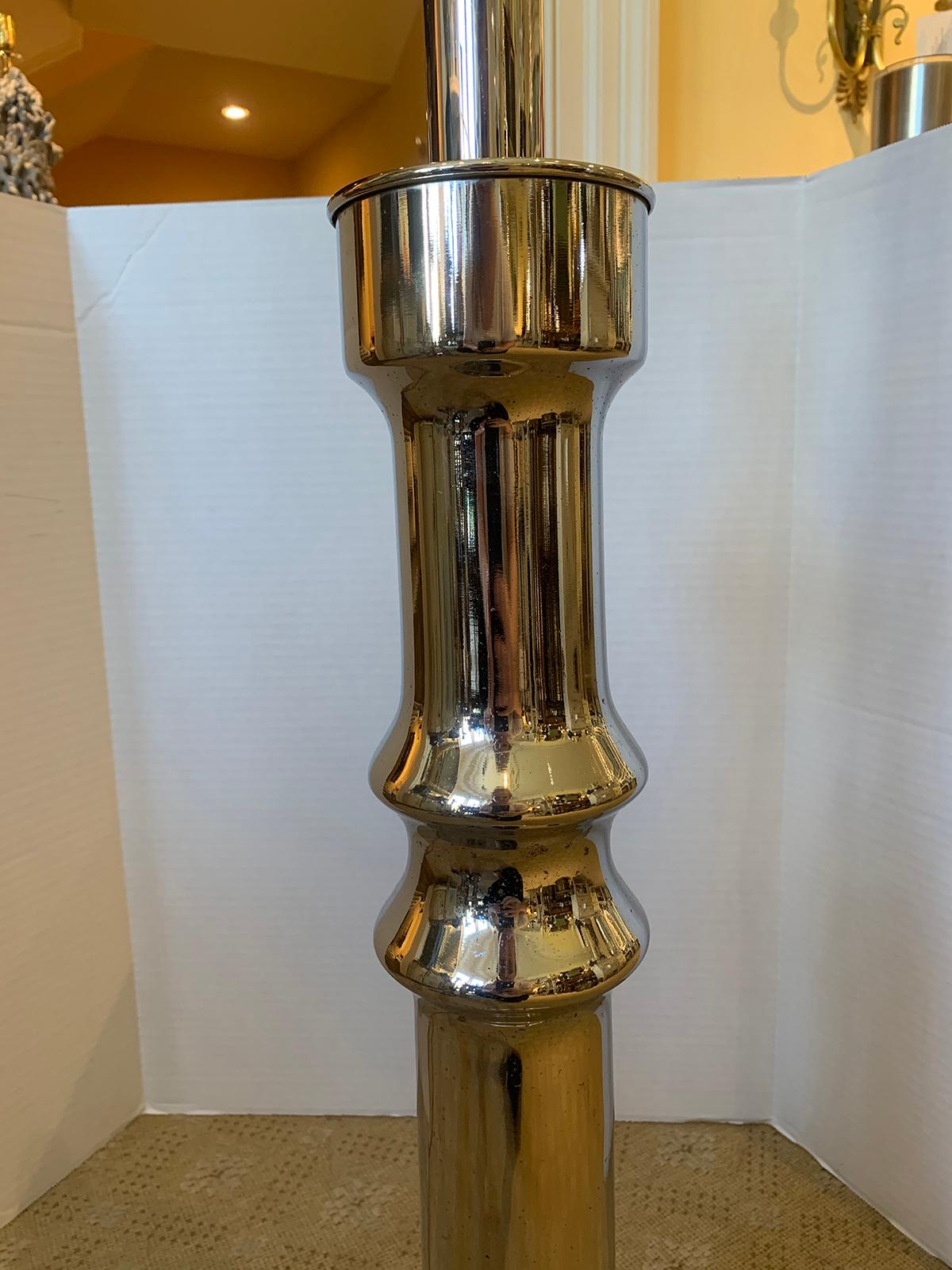 Mid-20th Century Chrome Column Lamp For Sale 6