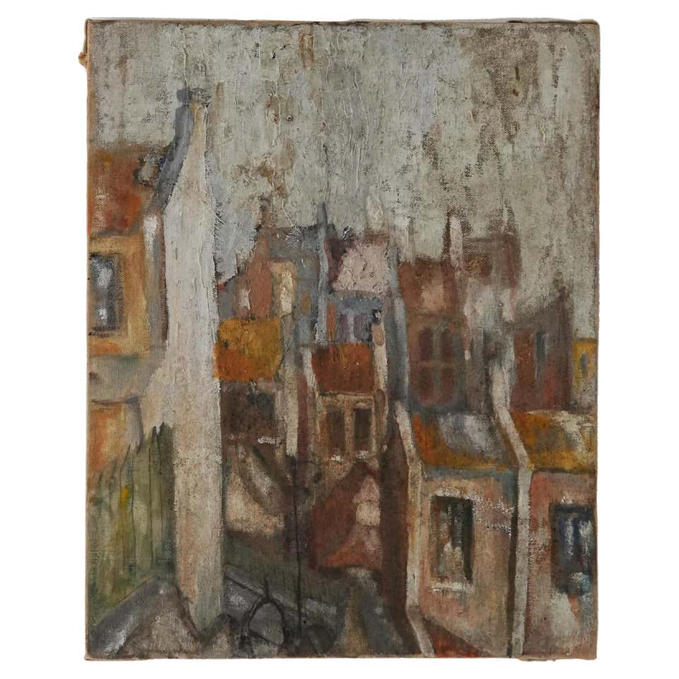 Mid-20th Century Original Oil on Canvas Painting By, Rocco at 1stDibs ...