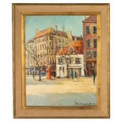 Mid-20th Century Cityscape Painting - Jan van Campenhout - Oil on Canvas