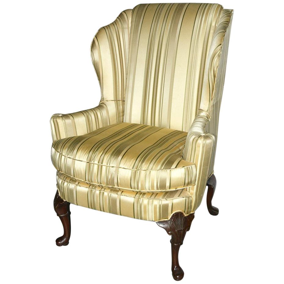 Mid-20th Century Classic American Wing Back Chair For Sale