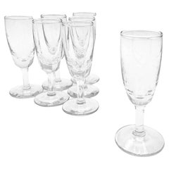 Mid 20th Century Classic Mini Champagne Flutes – Set of 7 Mid 20th Century Classic Mini Champagne Flutes – Set of 7