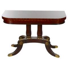 Vintage Mid-20th Century Classical Style Mahogany Breakfast Table