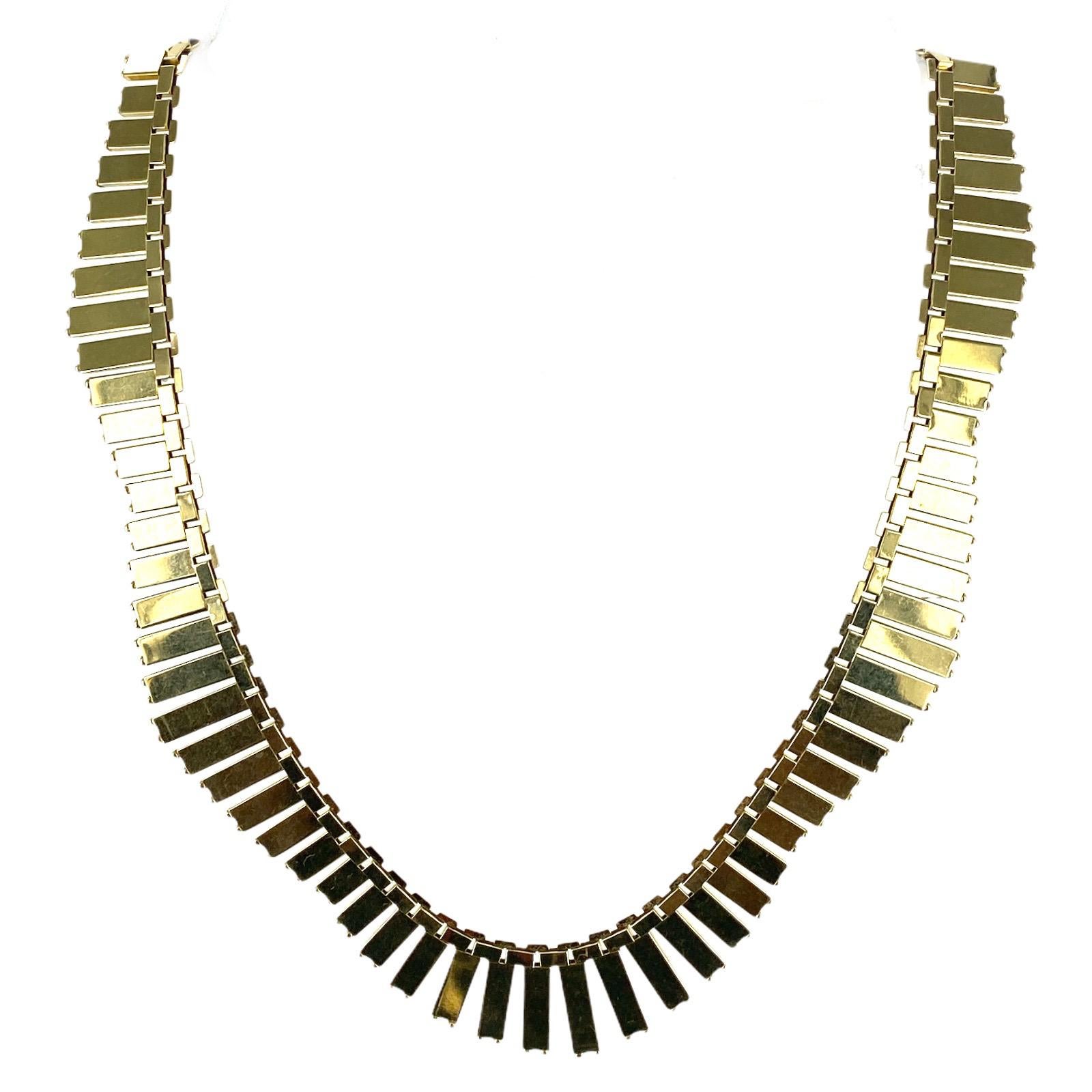 14k gold cleopatra necklace