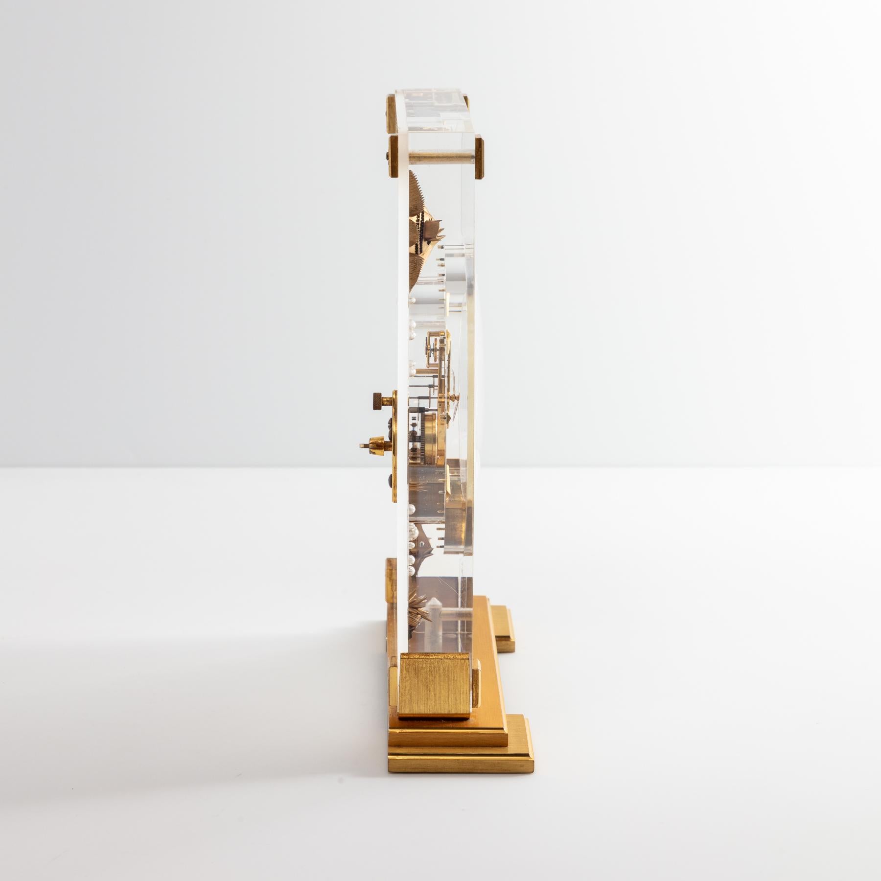 Mid 20th Century Clock By Jaeger LeCoultre France Circa 1960 For Sale 1