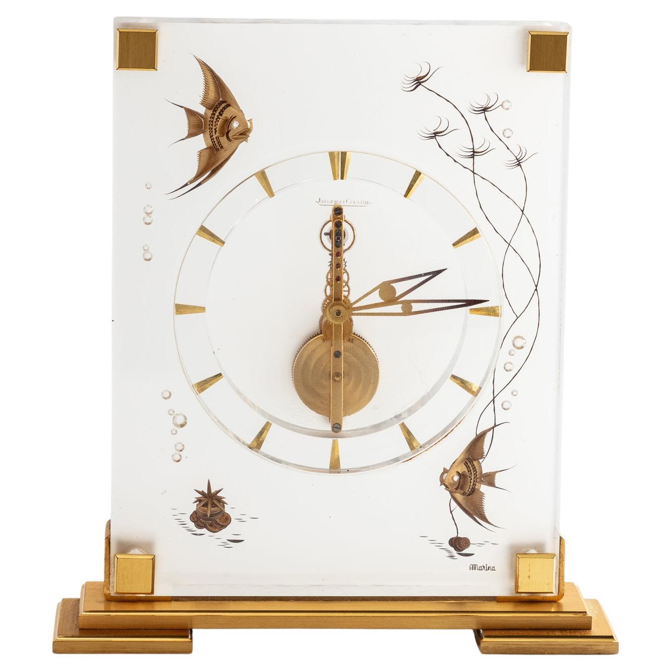 Mid 20th Century Clock By Jaeger LeCoultre France Circa 1960 For Sale
