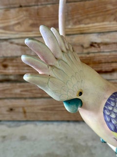 Mid-20th Century Coastal Tropical Cockatoo by Sergio Bustamante