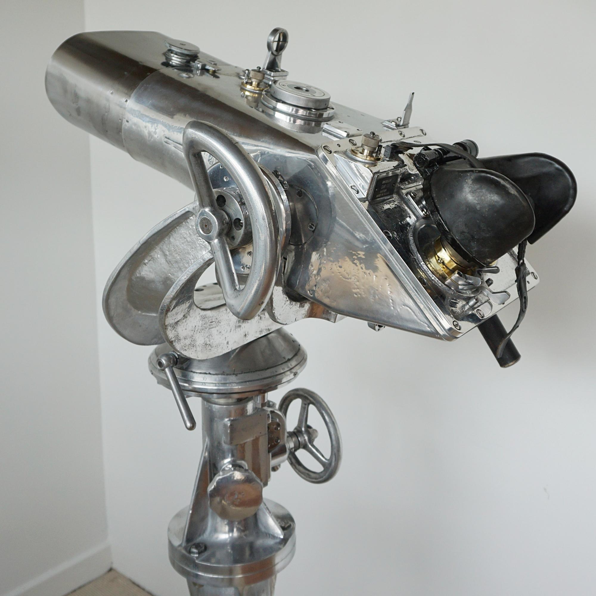 0x110 Soviet Cold War Era Marine/Naval binoculars. Manufactured by KOMZ (Kazan Optical Mechanical Plant) in Russia established circa 1940 they were used mainly in the 1950's, mounted to ships for marine observation. 20 times magnification with 110mm