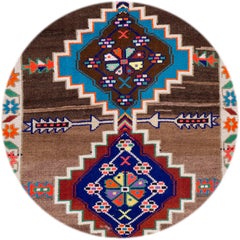 Mid-20th Century Colorful Vintage Turkish Wool Runner Rug