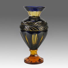 Mid 20th Century Coloured Glass "Amphora Vase" by Murano Nason & Co