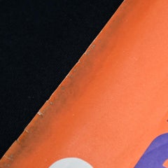 Mid-20th Century Coney Beach Porthcawl British Pleasure Park Lithograph Poster