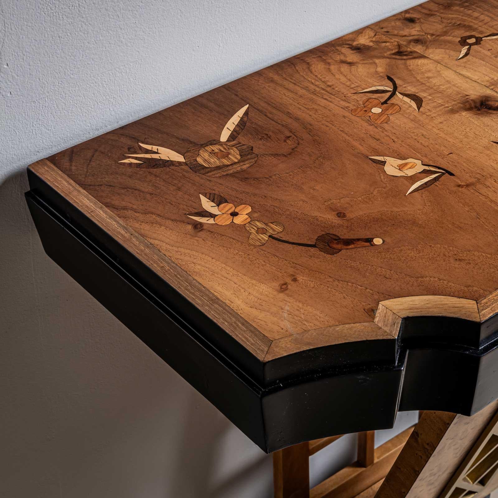 Mesa consola de mediados del siglo XX de Luigi Scremin, Italia Arce en venta