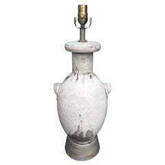Mid-20th Century Continental Pottery Lamp
