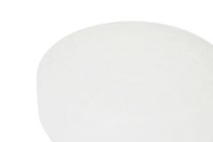 Mid 20th century copper and frosted glass table lamp