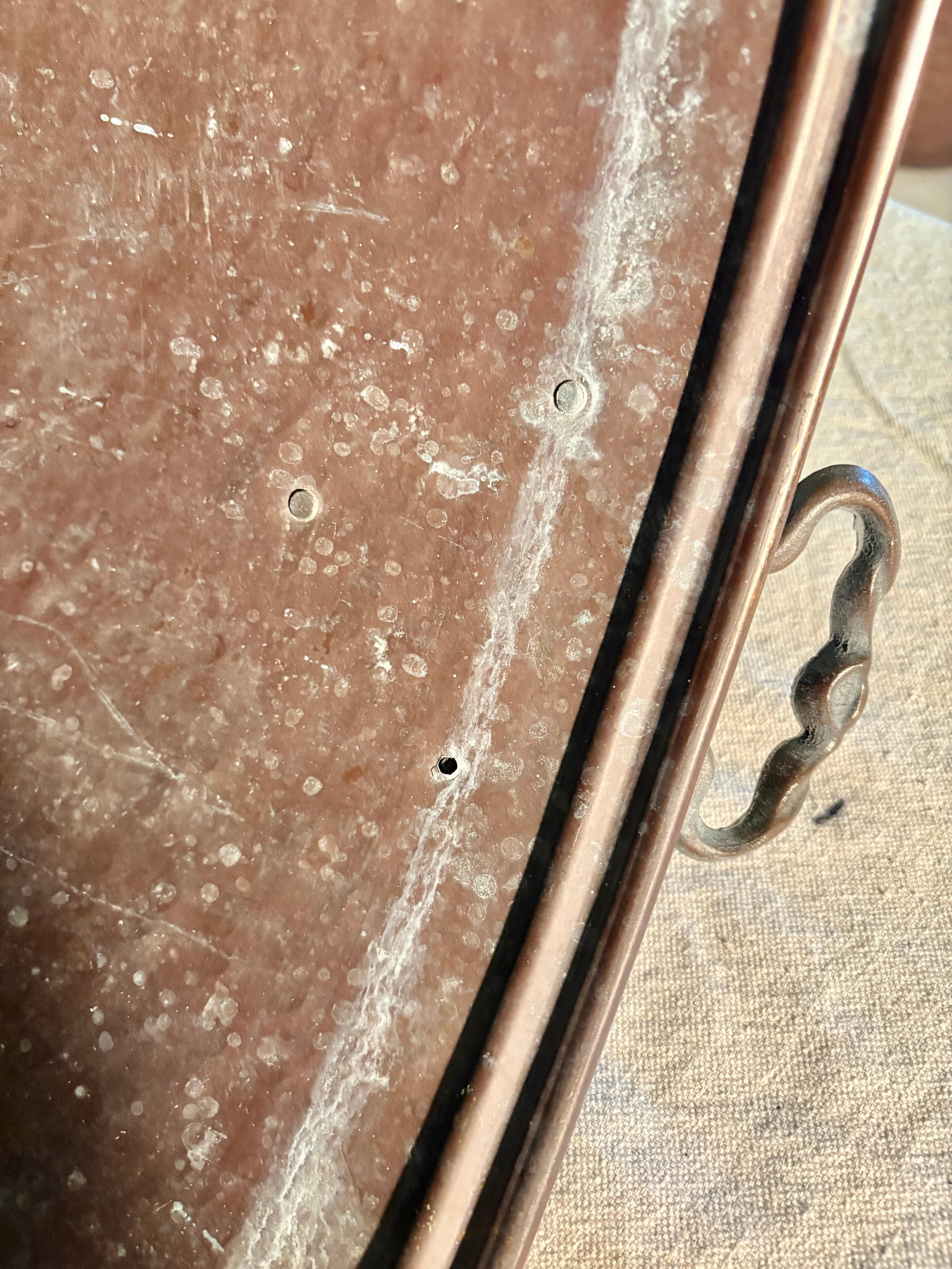 Secchio da cachepot in rame della metà del XX secolo in vendita 4