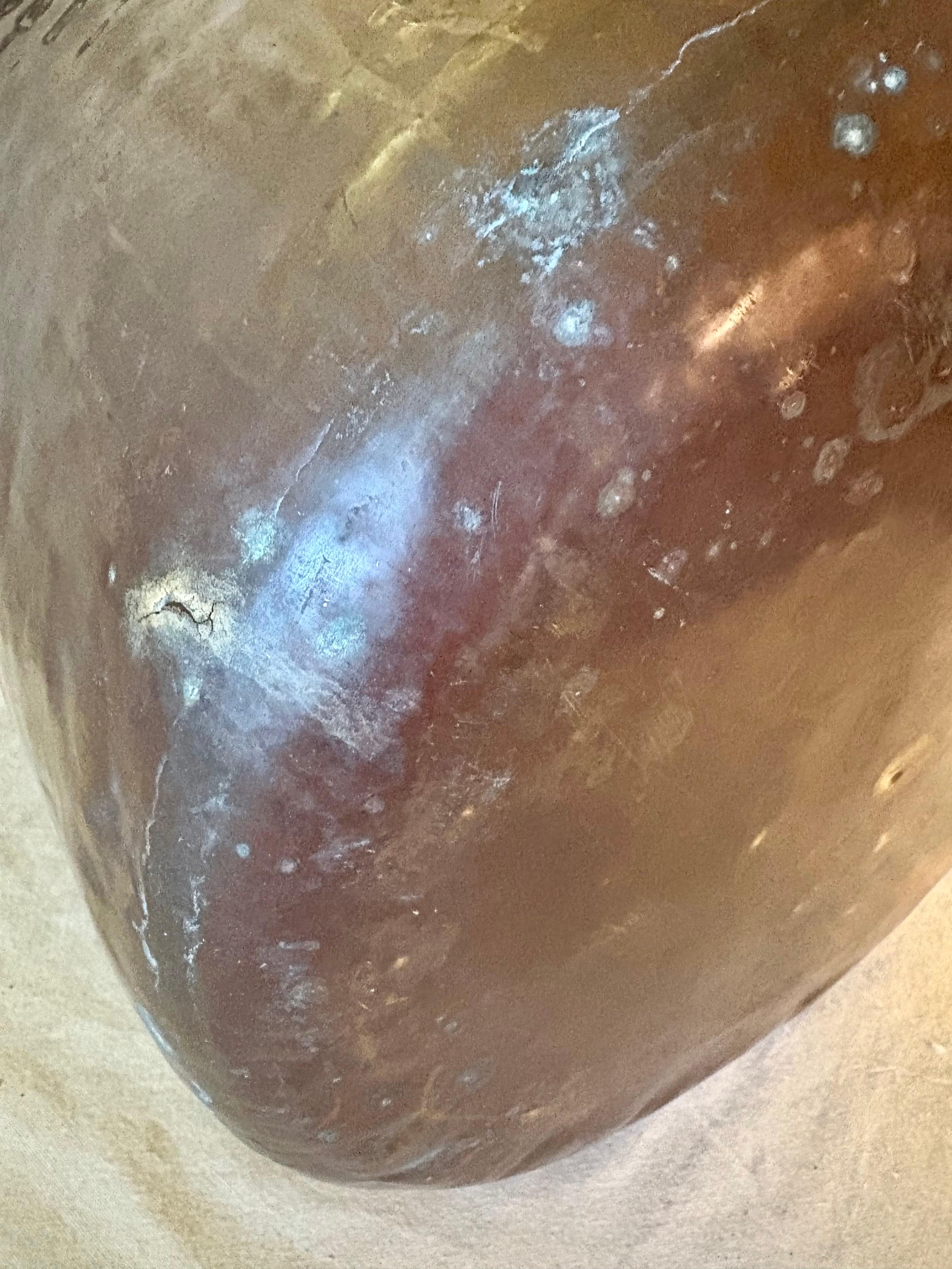 Secchio da cachepot in rame della metà del XX secolo in vendita 6