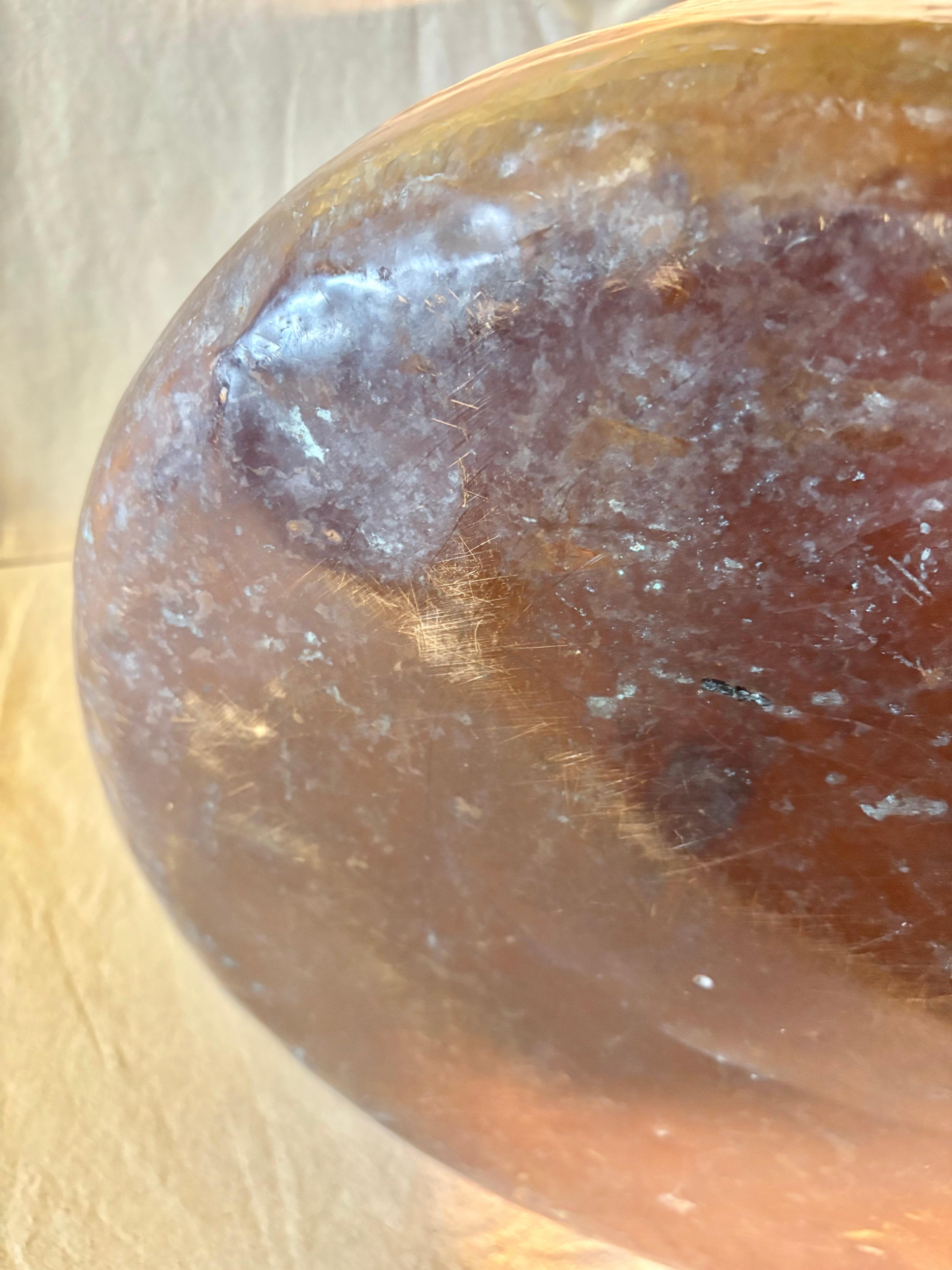 Secchio da cachepot in rame della metà del XX secolo in vendita 6
