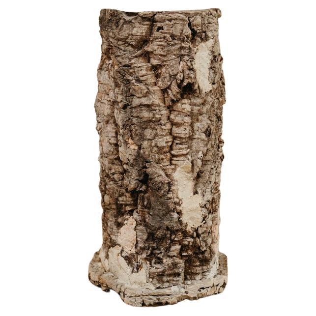 vase/canestand en chêne-liège du milieu du 20e siècle  en vente