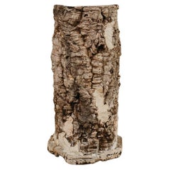 Used Mid-20th Century Cork Oak Vase/Canestand
