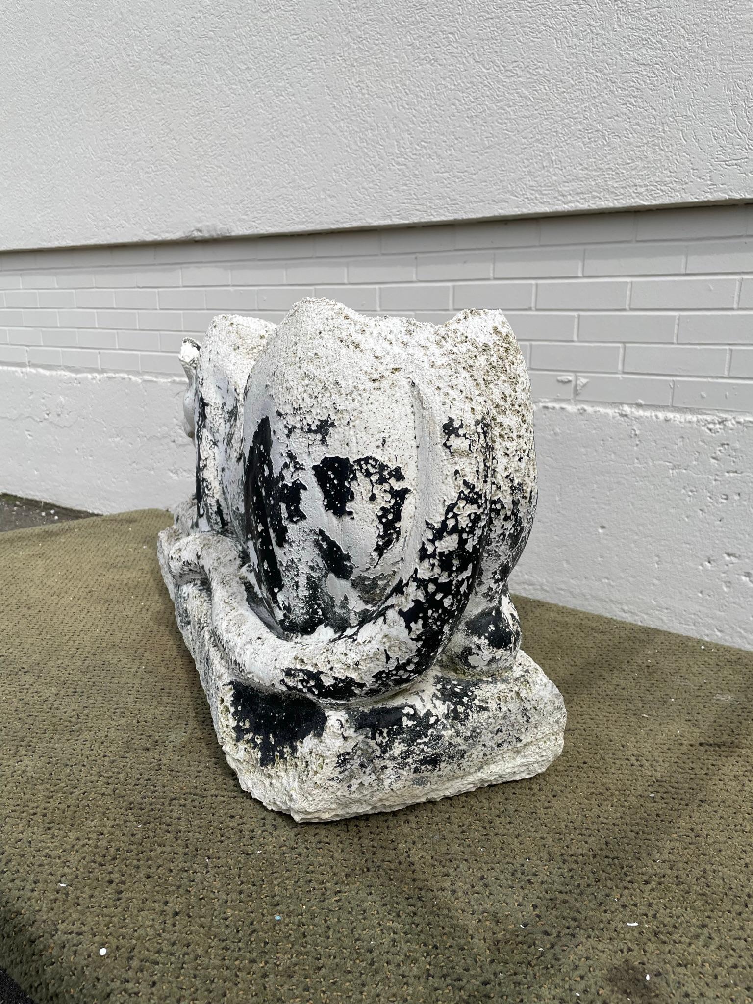 Mid-20th Century Crouching Plaster Panther 1
