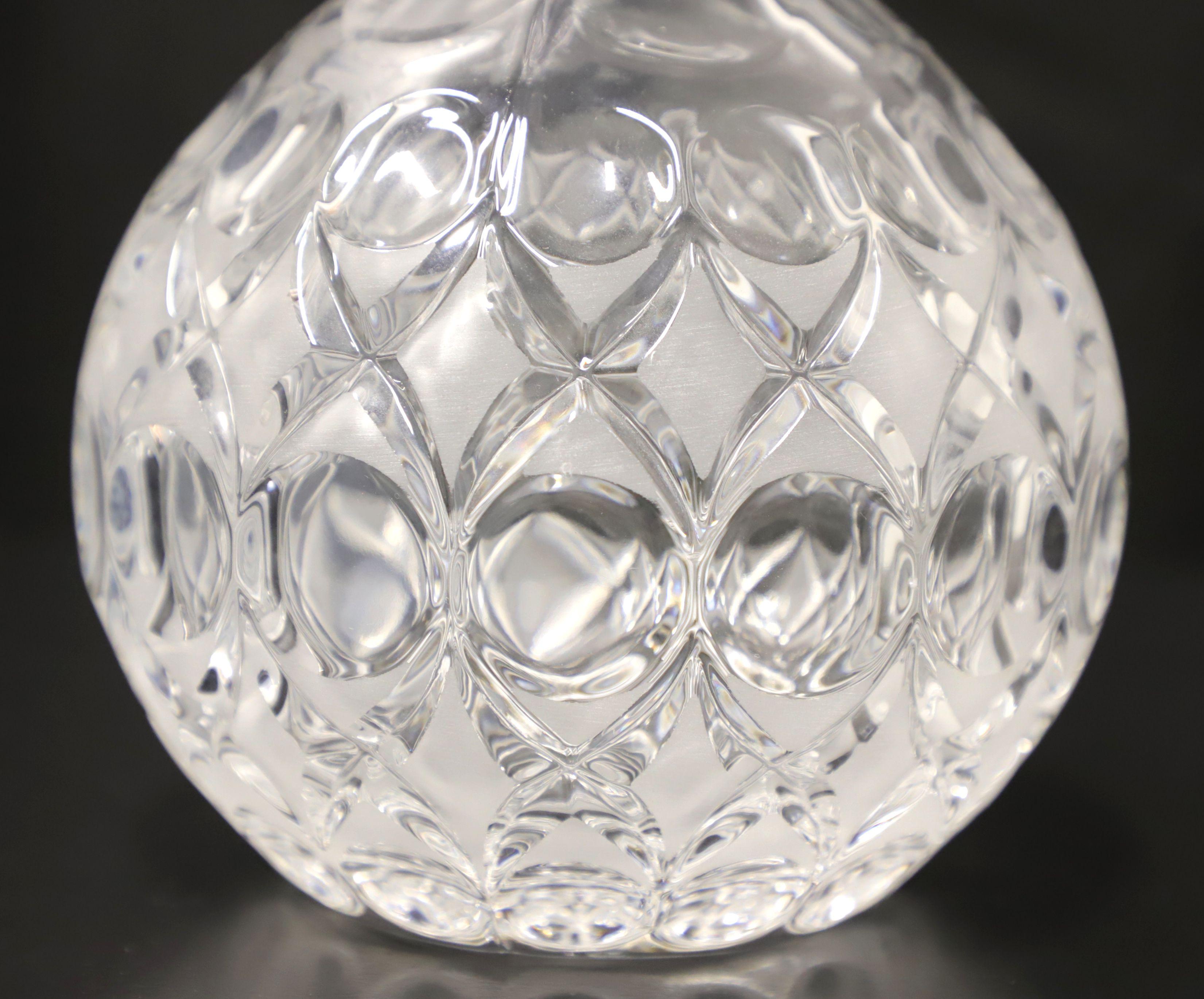 Mid 20th Century Crystal Decanter - A 2