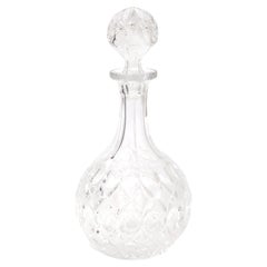 Mid 20th Century Crystal Decanter - A