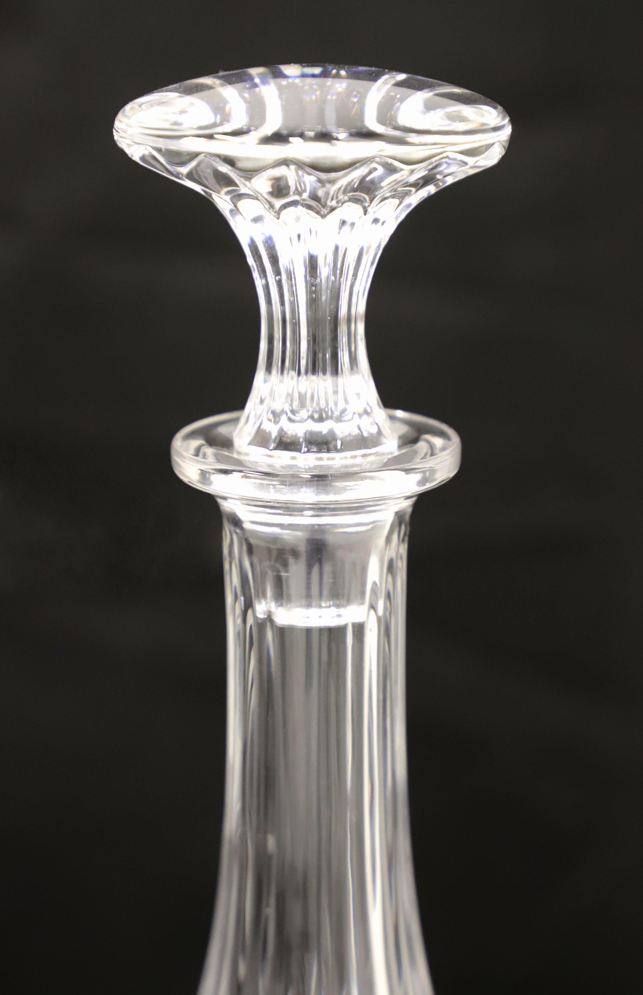 American Mid 20th Century Crystal Decanter - D For Sale