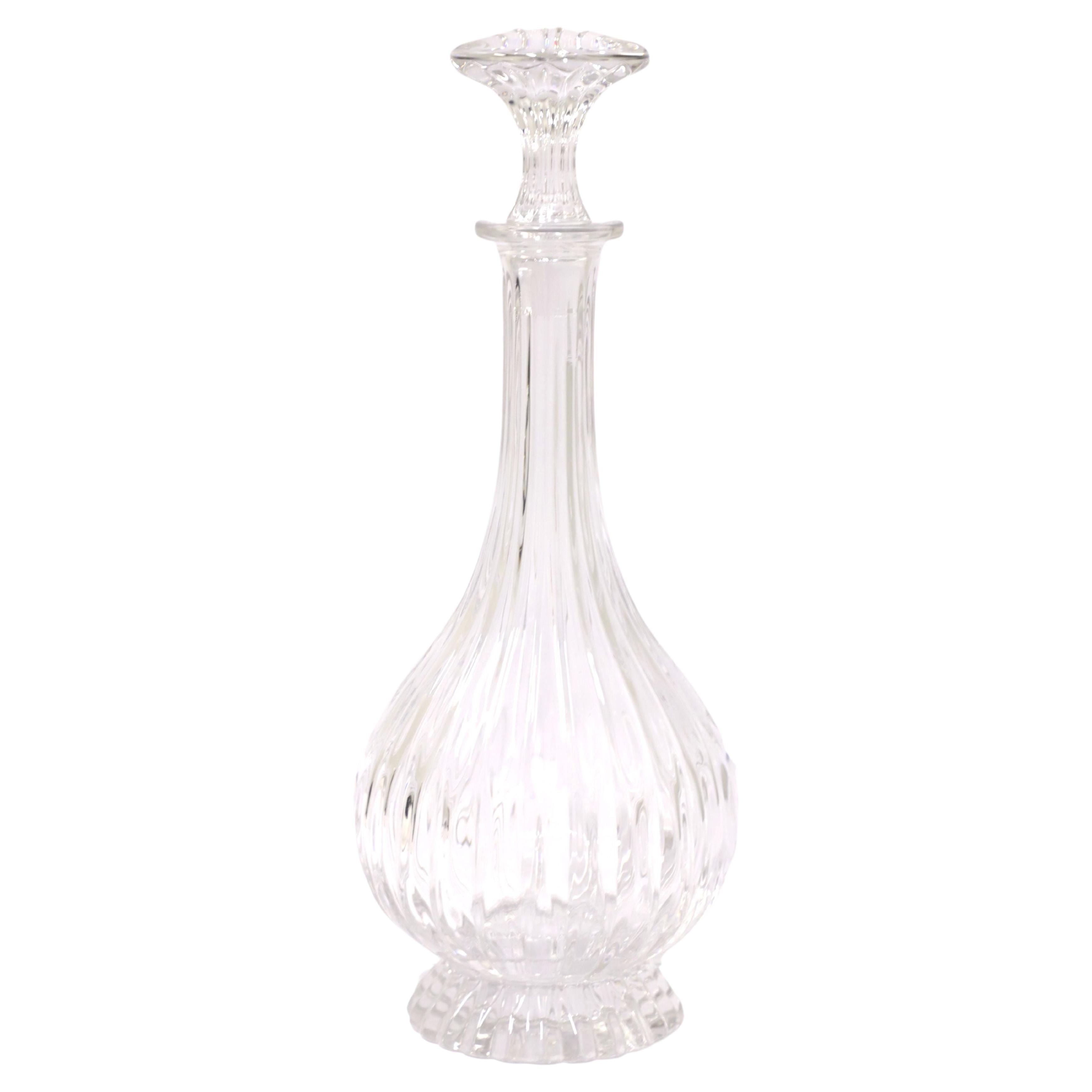 Mid 20th Century Crystal Decanter - D For Sale