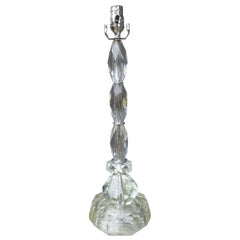 Mid-20th Century Crystal Lamp