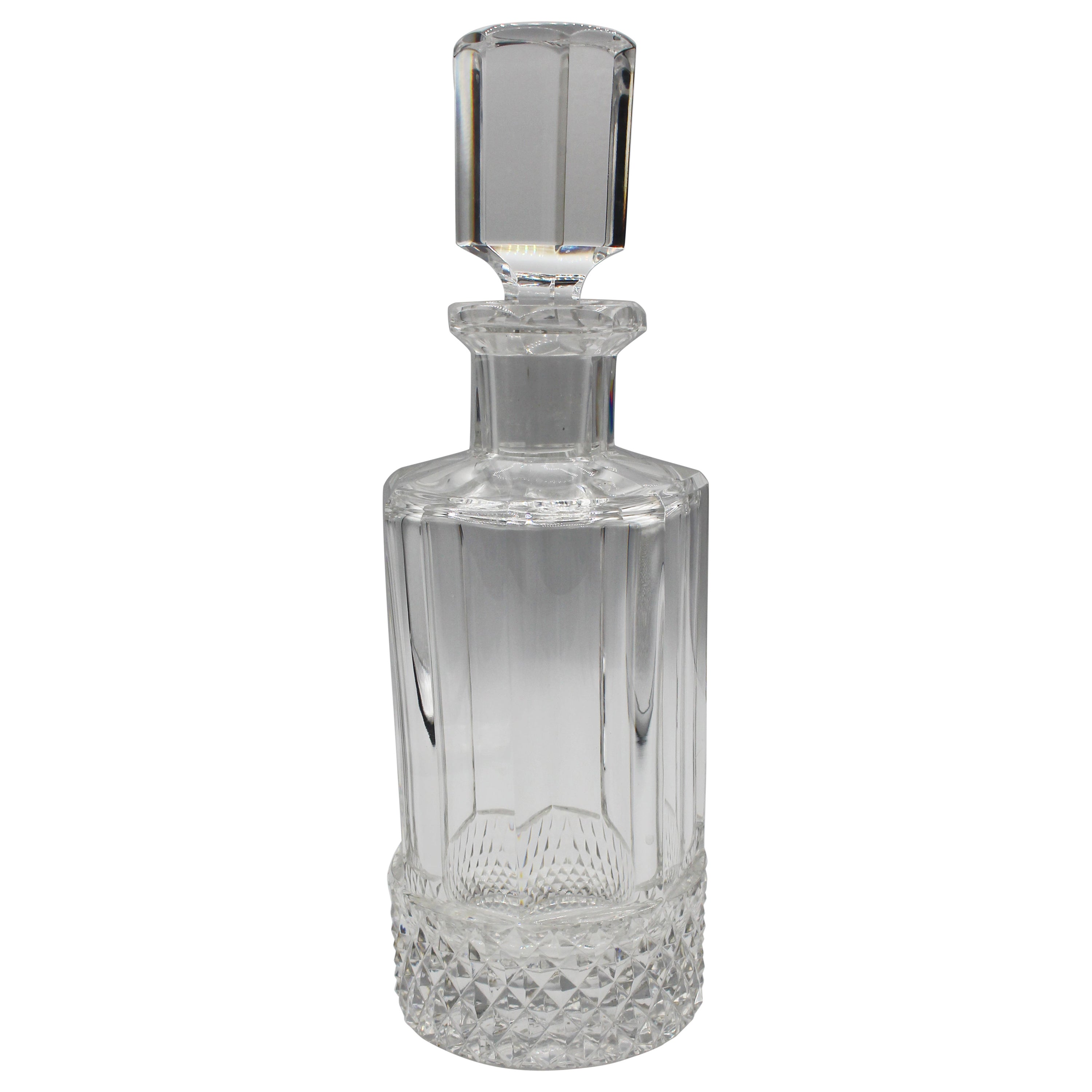 Mid-20th Century Cut Glass Decanter by Fritz Berg Glasschliff