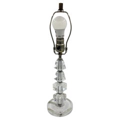 Lampada Block Crystal impilata e tagliata della metà del XX secolo