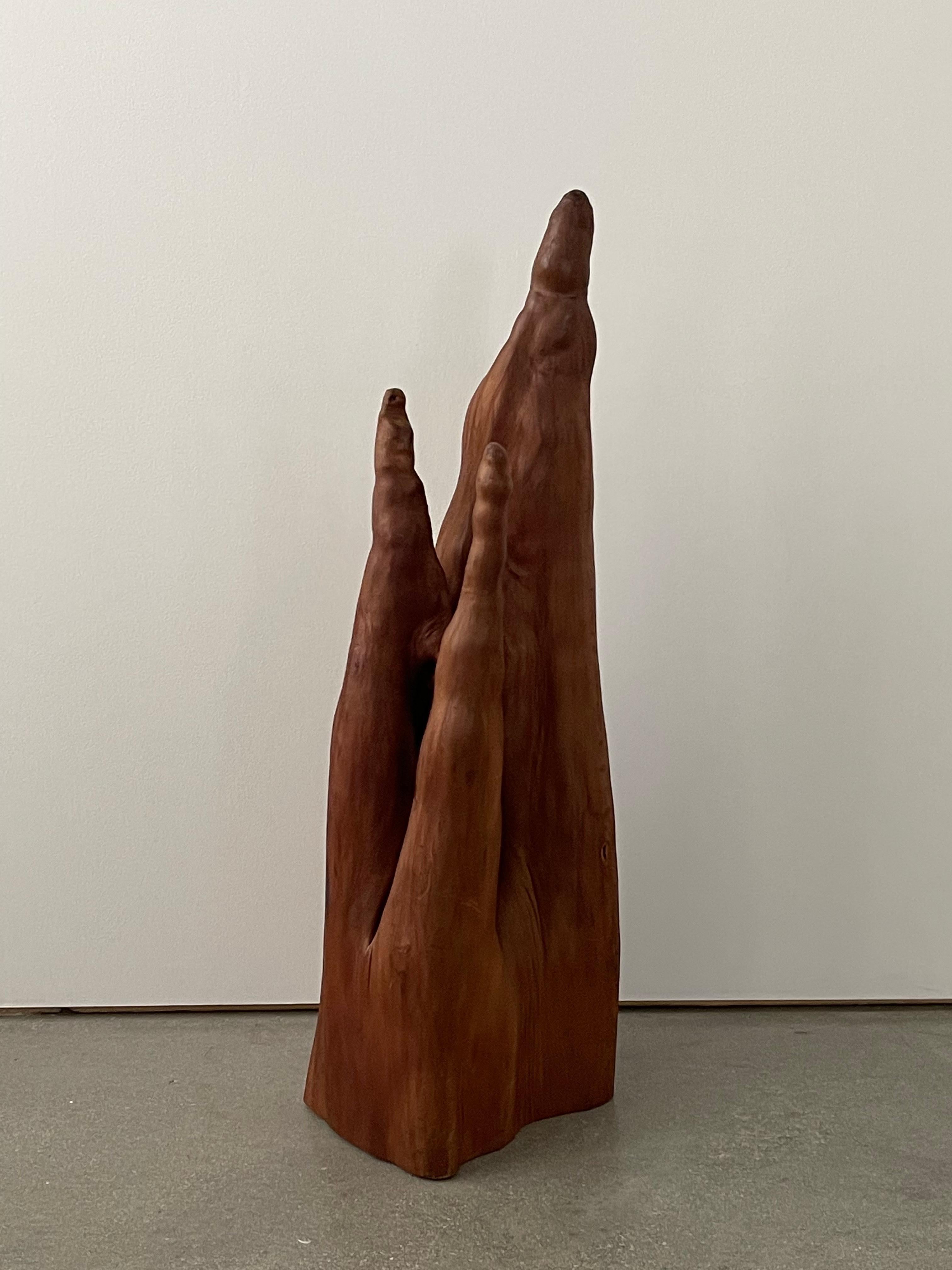 Mid-20th Century Mid 20th Century Cypress Sculpture For Sale