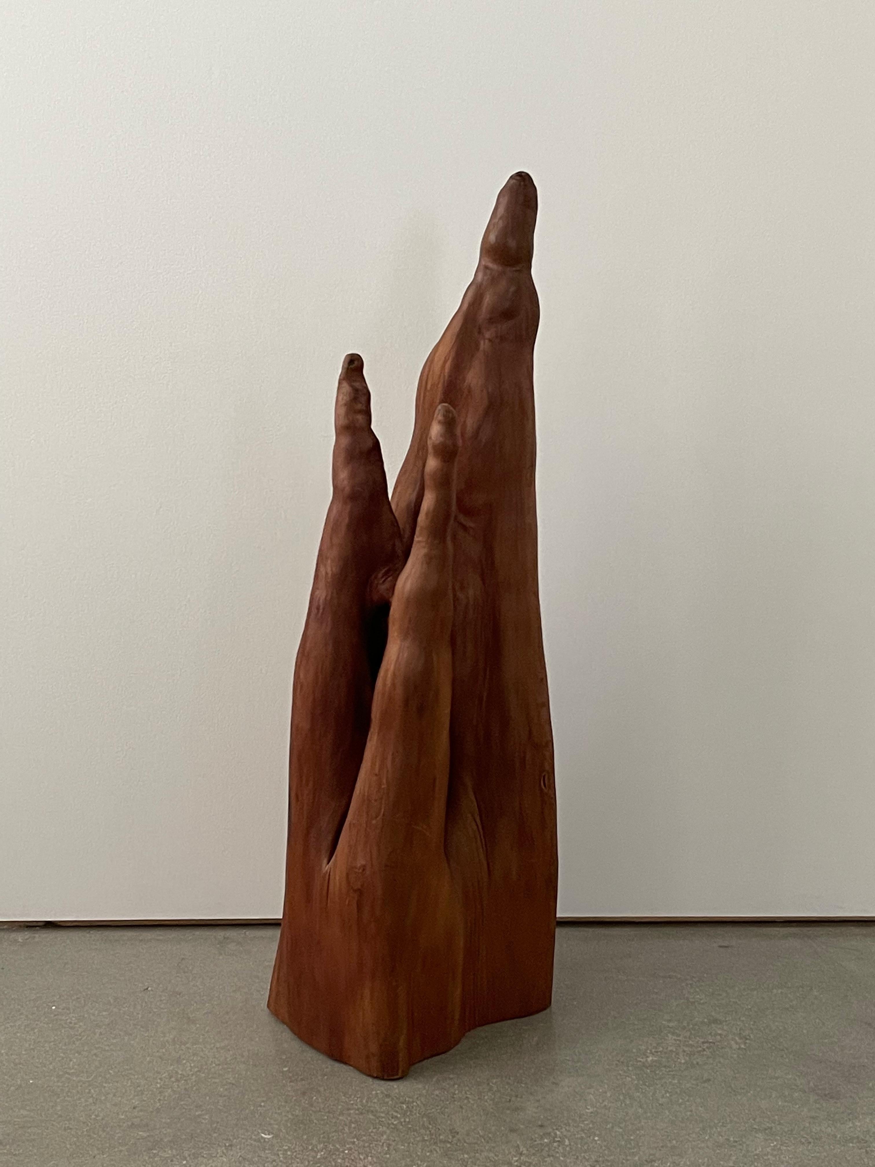 Mid 20th Century Cypress Sculpture For Sale 2