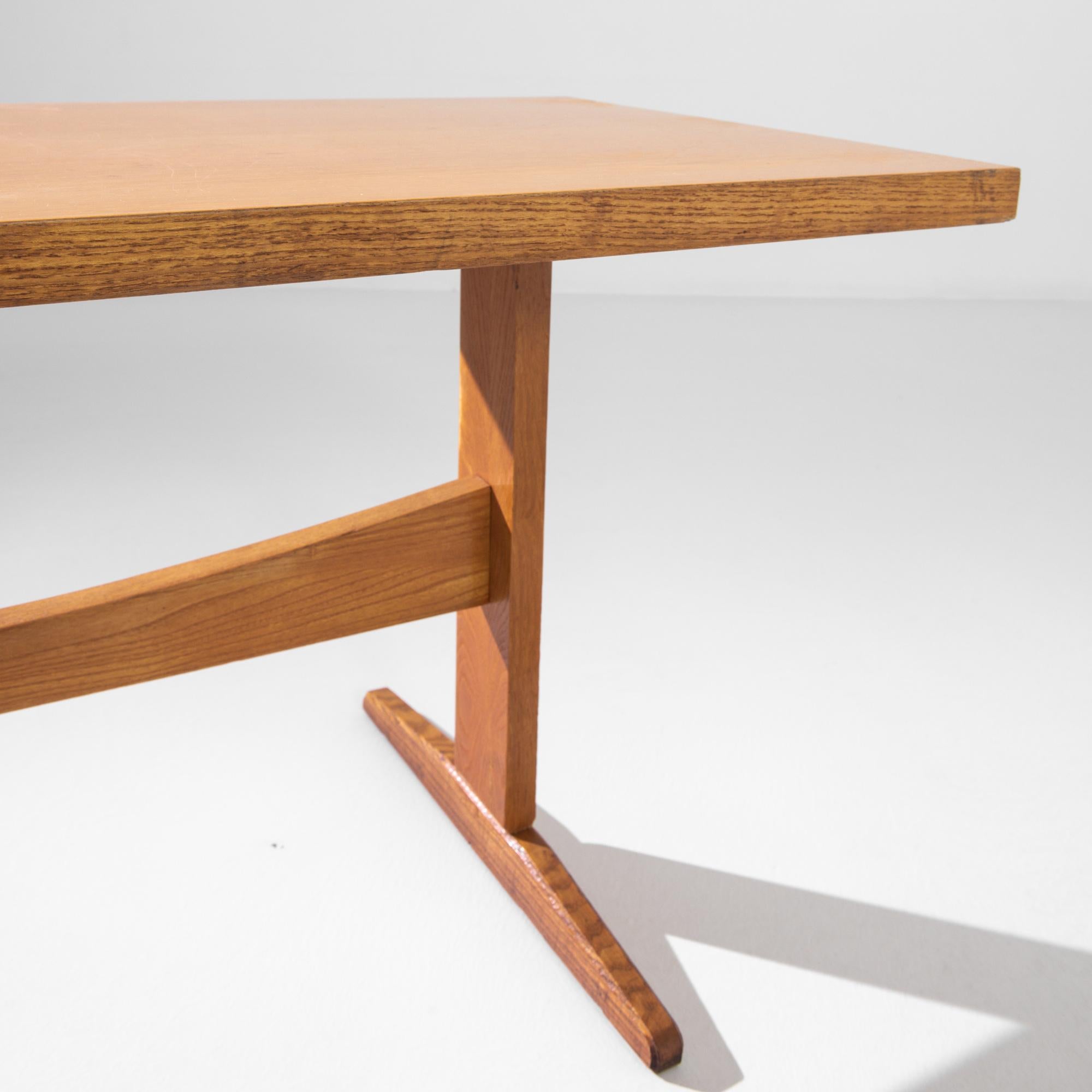 Mid-20th Century Czech Wooden Table 2