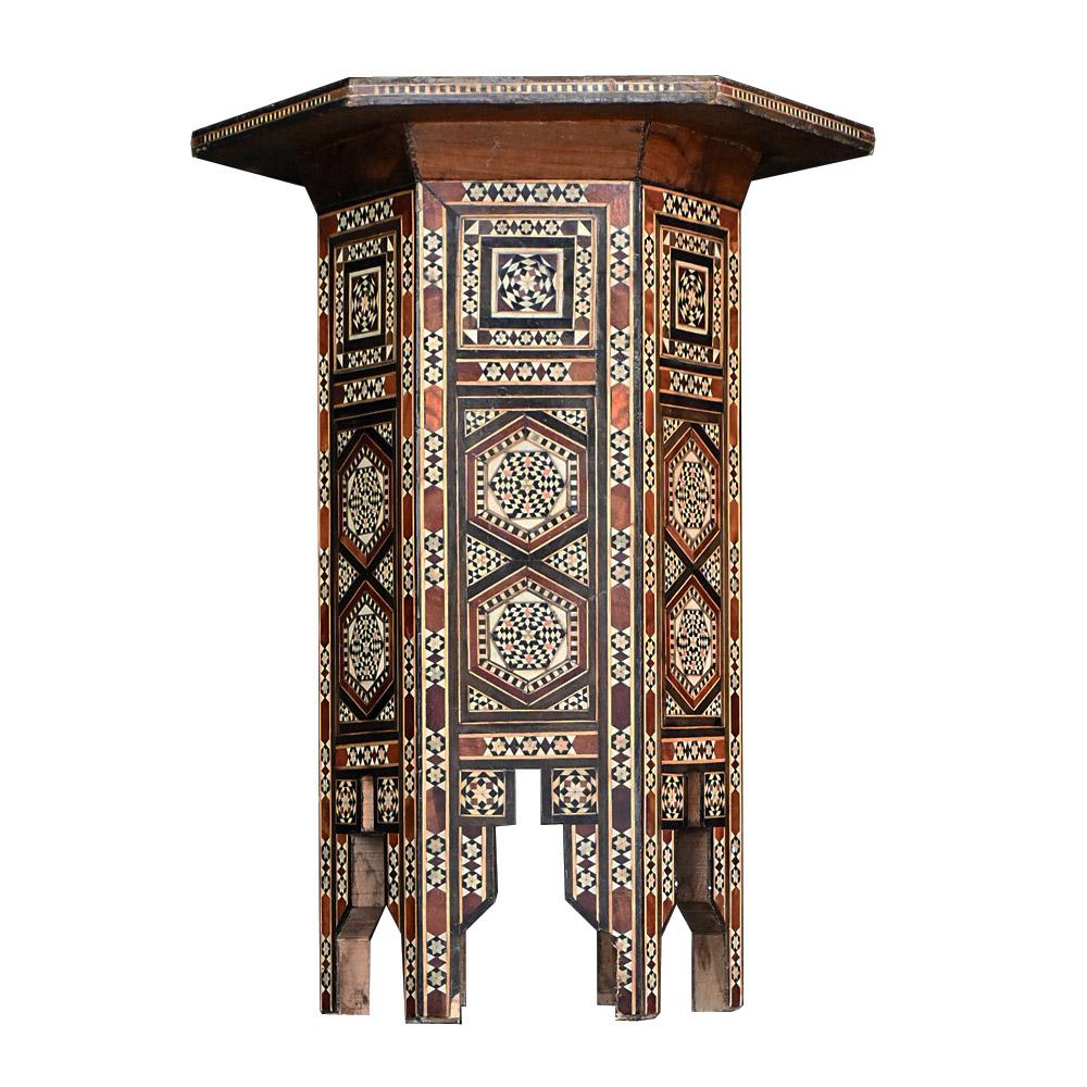 Mid-20th Century Damascus Side Table