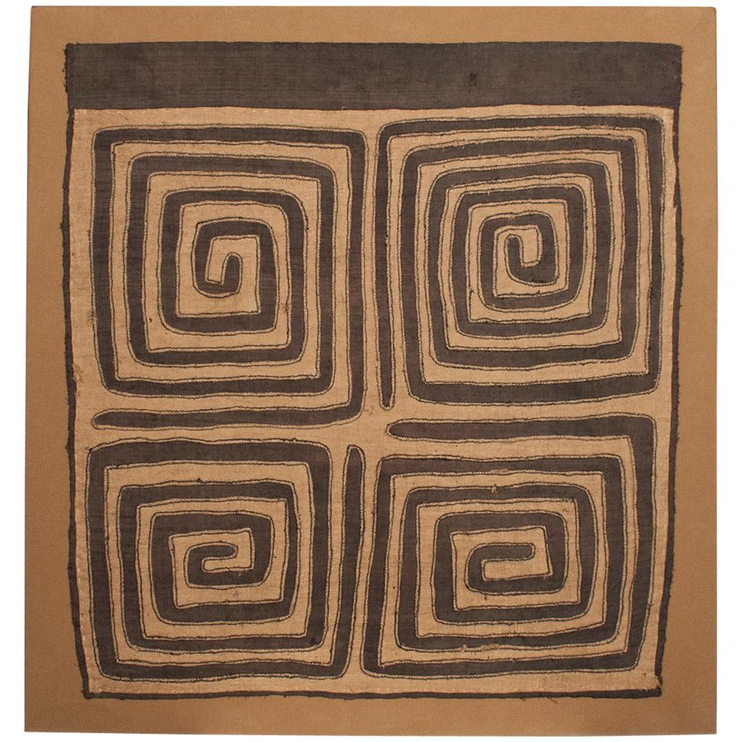 Panneau de jupe de danse du milieu du 20e siècle, Kuba, R.D.Congo en vente