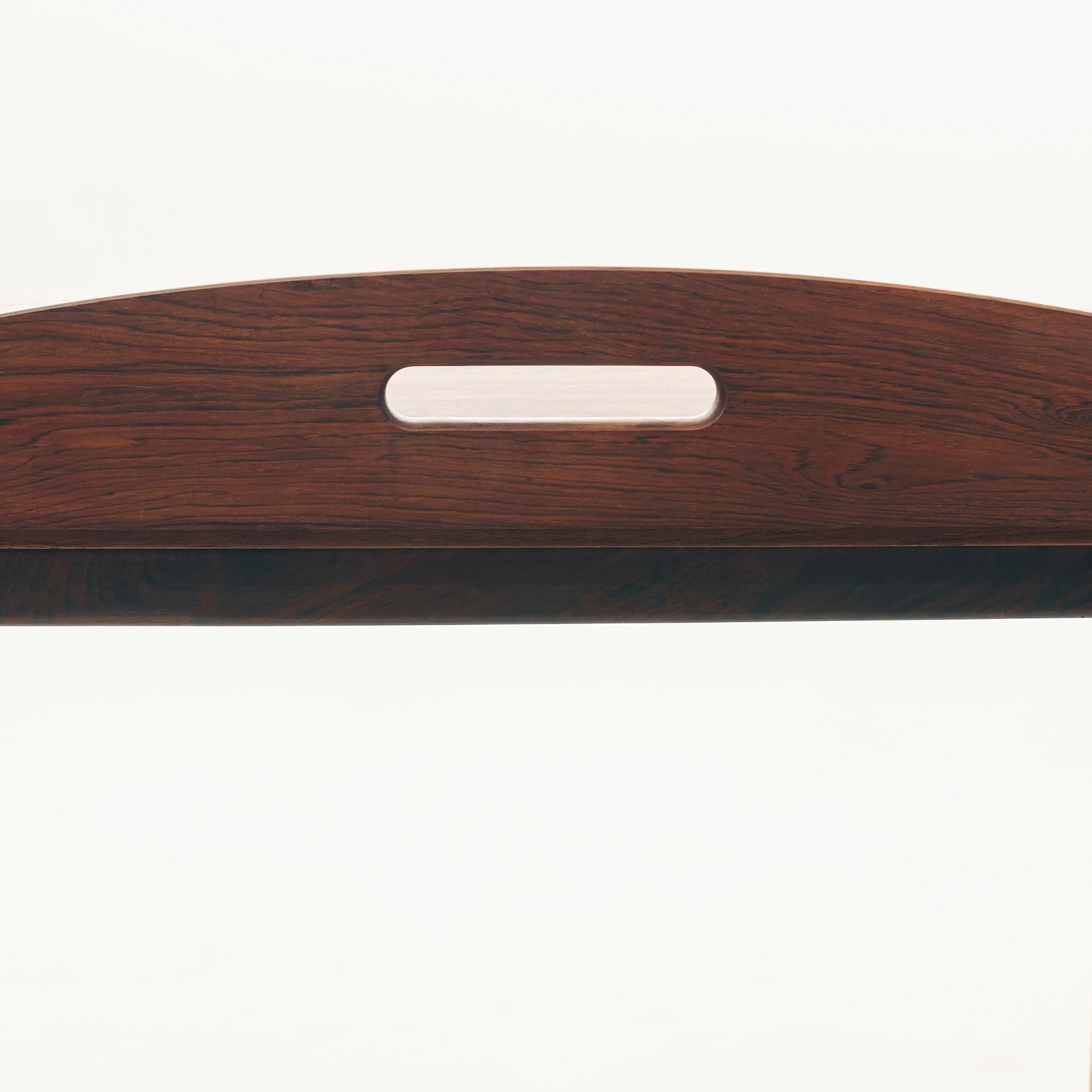 Mid-20th Century Danish Butlers Tray by Svend Langekilde in Rosewood 1