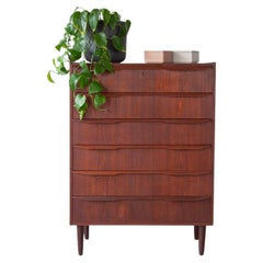 Mid-20th Century Danish Chest of Drawers in Teak