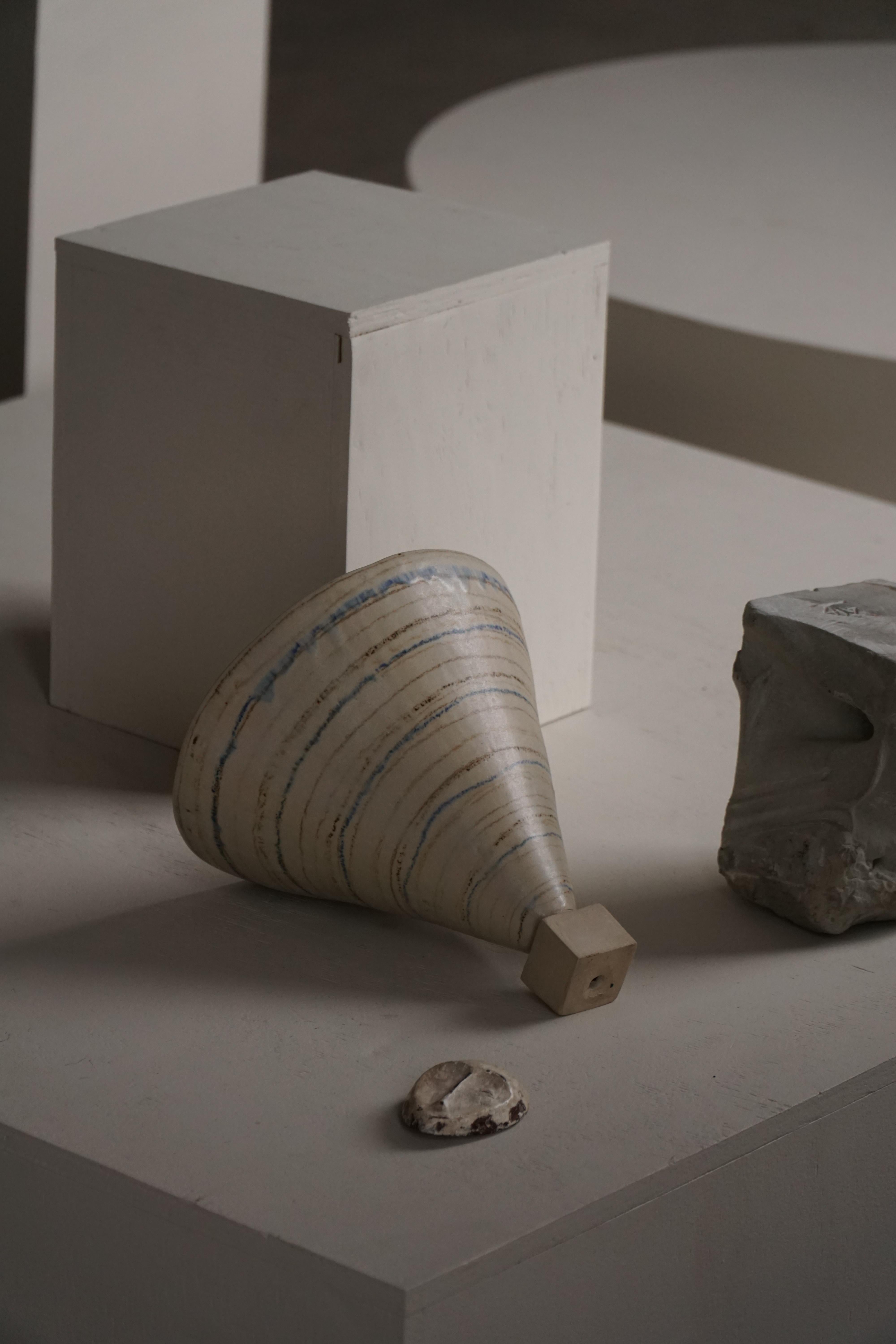 Scandinavo moderno Vaso decorativo danese in gres della metà del XX secolo, anni '60 in vendita