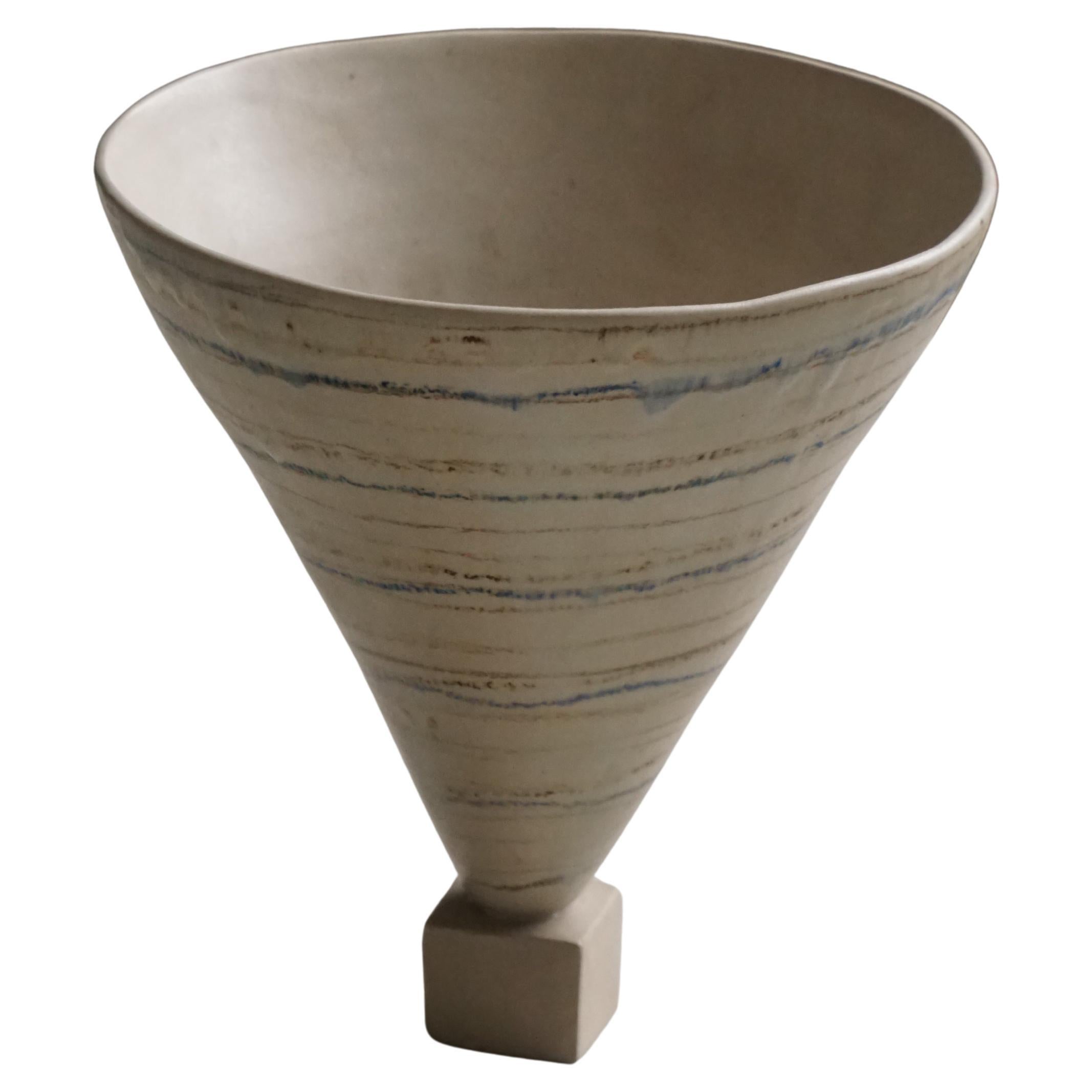 Vaso decorativo danese in gres della metà del XX secolo, anni 
60 in vendita