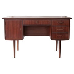 Vintage Mid 20th Century Danish Executive Desk