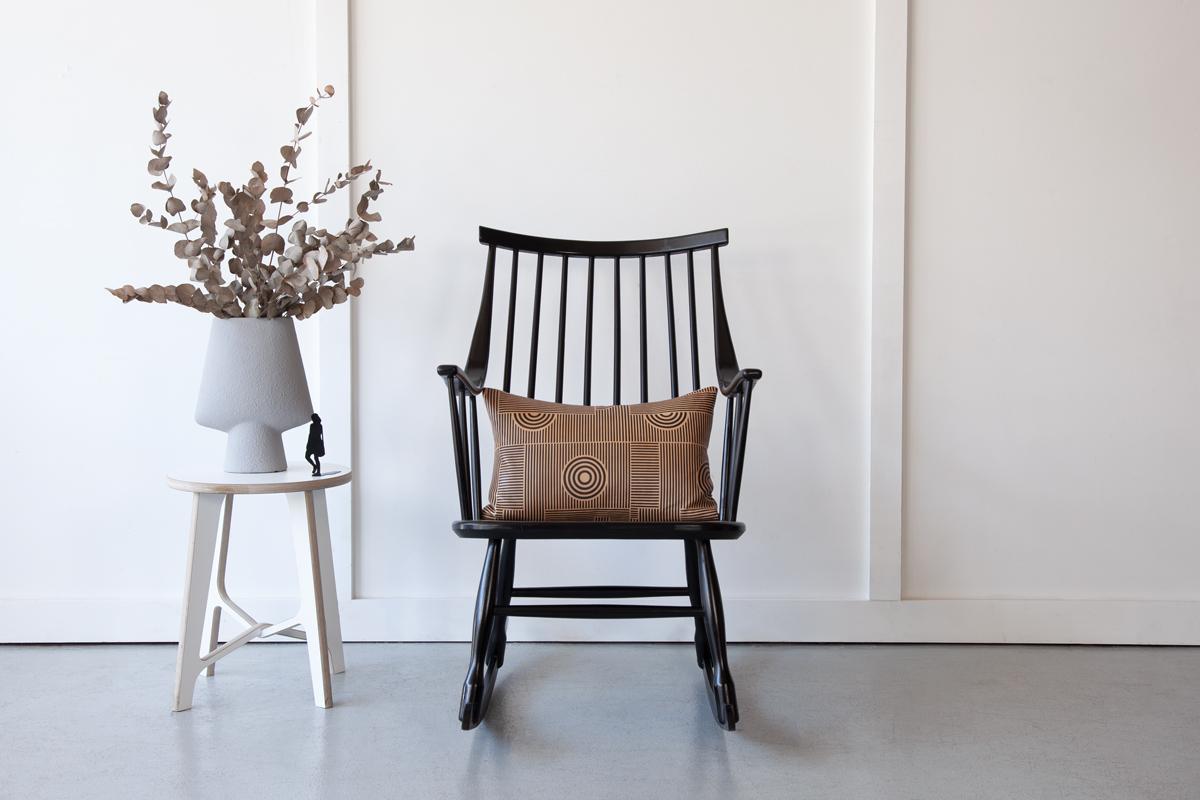 Mid-Century Modern Mid 20th Century, Danish Grandessa Rocking Chair by Lena Larsson for Nesto