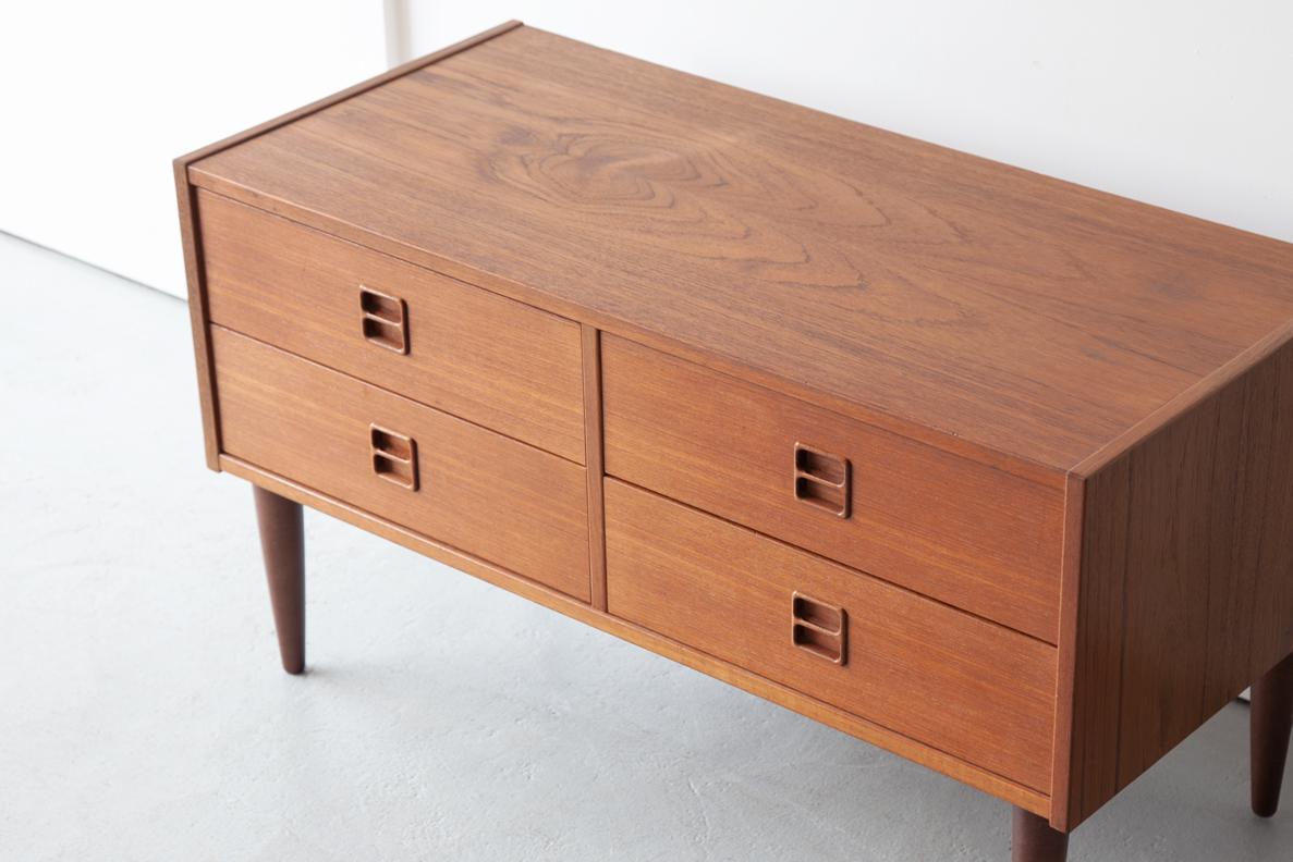 Mid-20th Century, Danish, Low Chest of Drawers 1