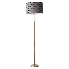 Mid 20th Century, Danish Minimalist Floor Lamp in Teak