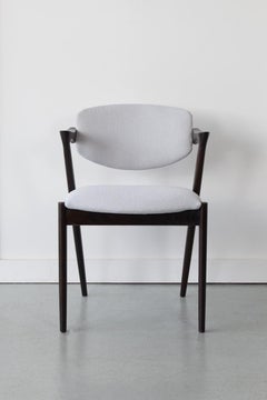 Mid-20th Century, Danish, Model 42 Dining Chair by Kai Kristiansen, 2 Available