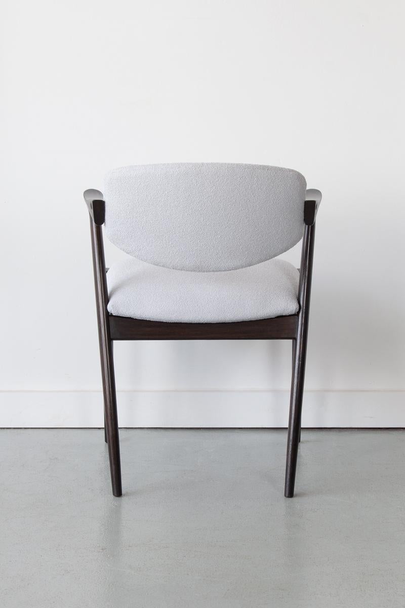 Mid-20th Century, Danish, Model 42 Dining Chair by Kai Kristiansen, 2 Available For Sale 1