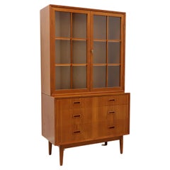 Mid 20th Century Danish Modern Teak Display Cabinet