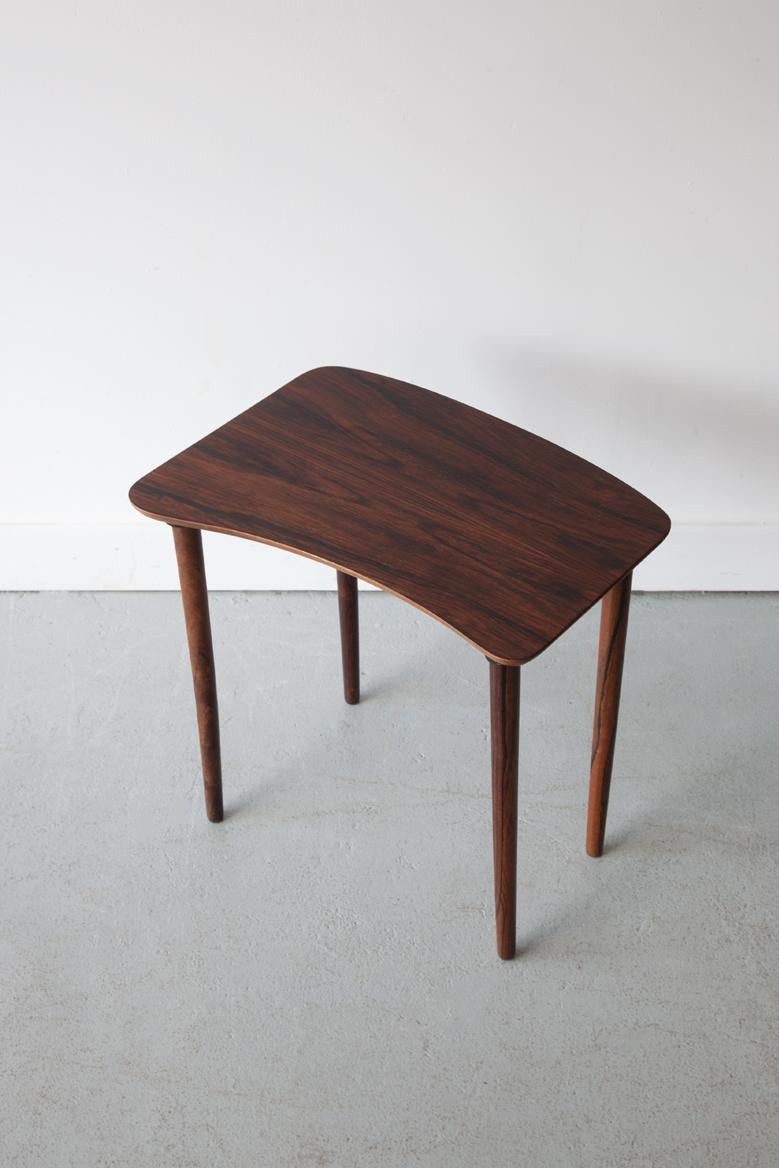 Mid-20th Century, Danish, Rosewood Nest of Side Tables 3