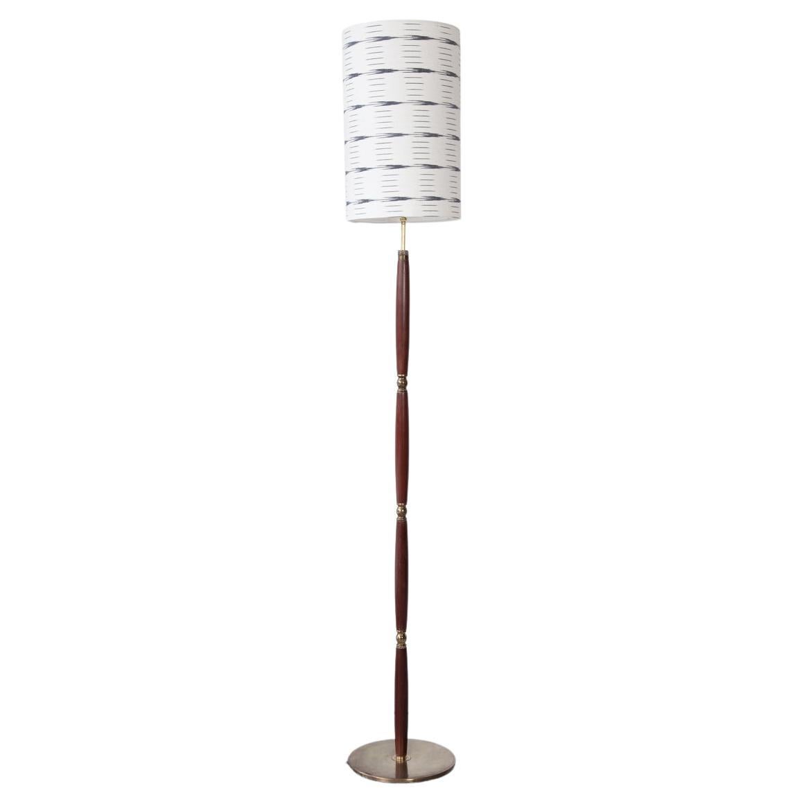 Mid-20th Century, Danish, Solid Teak Floor Lamp