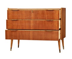 Mid 20th century Danish teak chest of drawers by Henning Jorgensen
